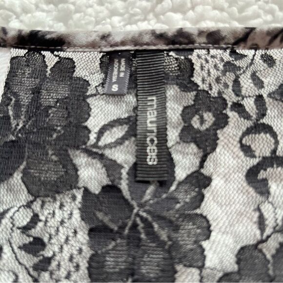 Maurice’s Sleeveless Black And White Top Size S GUC - Picture 5 of 6